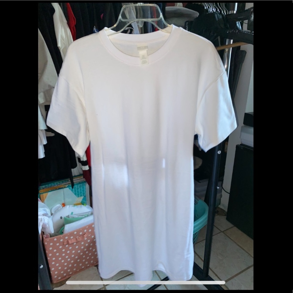 H&M Jersey Fancy Cut Out T-Shirt Dress